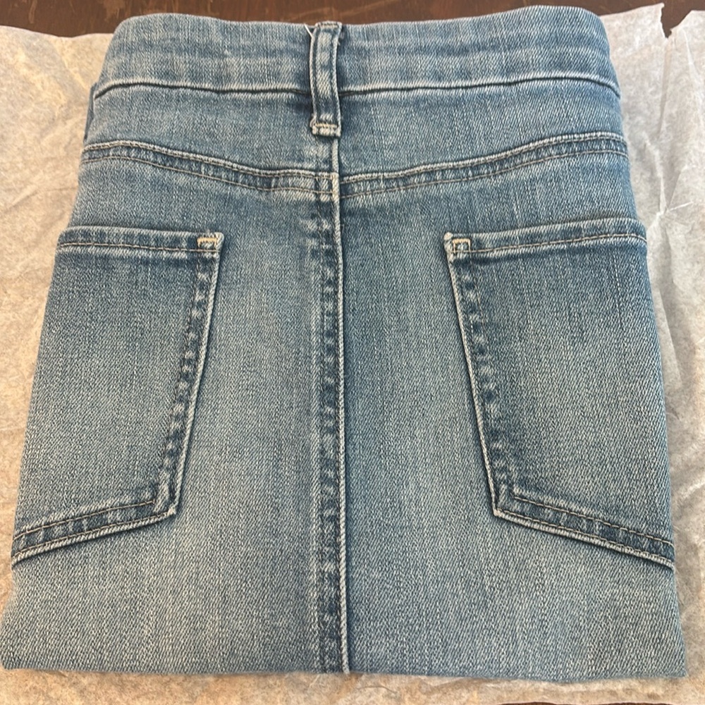 Uniqlo Blue Denim Pencil Skirt - Picture 6 of 6